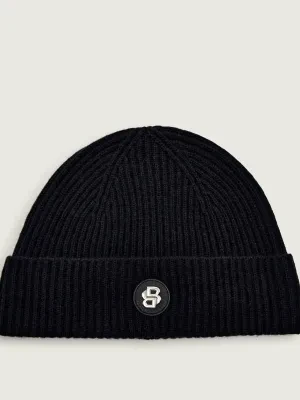 BOSS BLACK Wełniana czapka Filippo_B-Icon | z dodatkiem kaszmiru