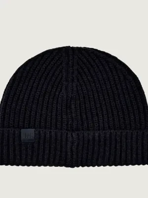 BOSS BLACK Wełniana czapka Hero_Hat_DB | Boss x David Beckham | z dodatkiem kaszmiru