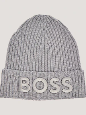 BOSS BLACK Wełniana czapka Lara