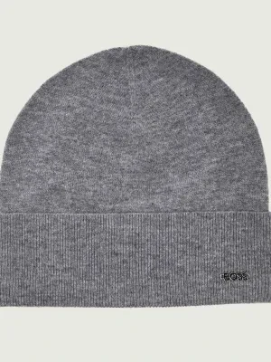 BOSS BLACK Wełniana czapka Lari | z dodatkiem kaszmiru