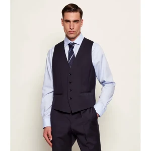 BOSS BLACK Wełniana kamizelka H-HUGE | Slim Fit