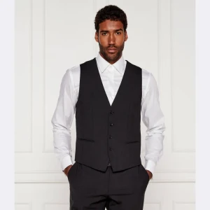 BOSS BLACK Wełniana kamizelka | Slim Fit