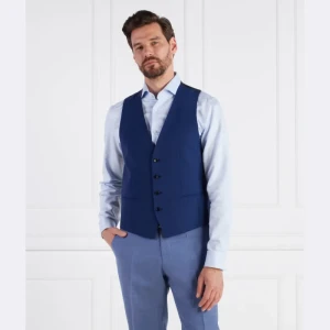 BOSS BLACK Wełniana kamizelka | Slim Fit