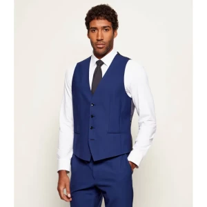 BOSS BLACK Wełniana kamizelka | Slim Fit