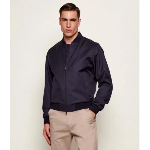 BOSS BLACK Wełniana kurtka bomber H-Hanry-BMB-B1 | Slim Fit