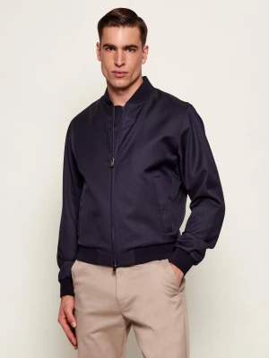 BOSS BLACK Wełniana kurtka bomber H-Hanry-BMB-B1 | Slim Fit