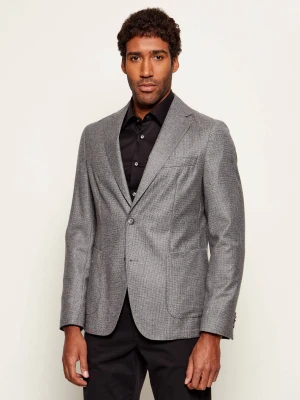 BOSS BLACK Wełniana marynarka C-Hanry-252 | Slim Fit szary