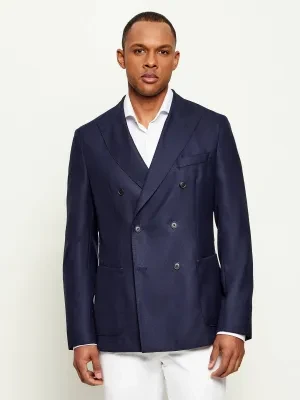 BOSS BLACK Wełniana marynarka C-Hanry-DB-262 | Slim Fit