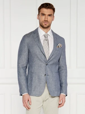 BOSS BLACK Wełniana marynarka C-Hanry | Slim Fit | z dodatkiem lnu