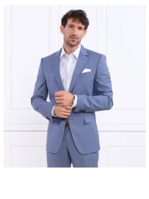 BOSS BLACK Wełniana marynarka H-Huge-MM-224 | Slim Fit