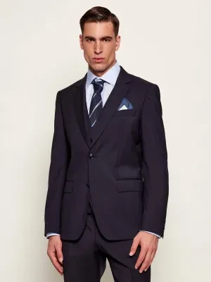 BOSS BLACK Wełniana marynarka H-Huge-S-MM-251 | Slim Fit