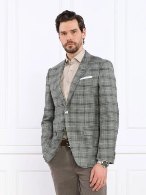 BOSS BLACK Wełniana marynarka H-Hutson-231 | Slim Fit | z dodatkiem lnu