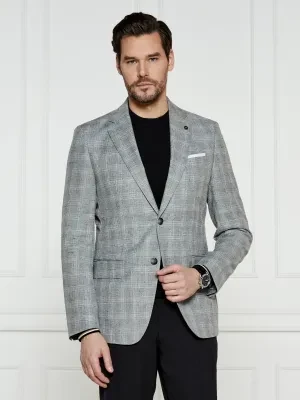 BOSS BLACK Wełniana marynarka H-Hutson-233 | Slim Fit | z dodatkiem lnu