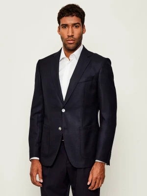 BOSS BLACK Wełniana marynarka H-Hutson-2PP-253 | Slim Fit granatowy