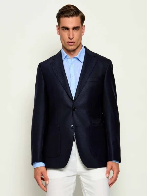BOSS BLACK Wełniana marynarka H-Hutson-2PP-B1-263 | Slim Fit granatowy