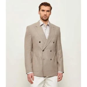 BOSS BLACK Wełniana marynarka H-Hutson-DB-261 | Slim Fit