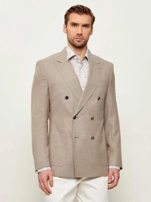 BOSS BLACK Wełniana marynarka H-Hutson-DB-261 | Slim Fit