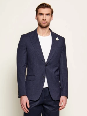 BOSS BLACK Wełniana marynarka H-Hutson-Peak-261 | Slim Fit