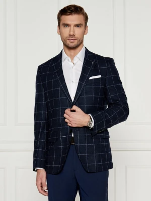 BOSS BLACK Wełniana marynarka Hutson | Regular Fit granatowy