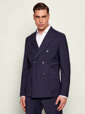 BOSS BLACK Wełniana marynarka P-Hanry-DB-WG-261 | Slim Fit