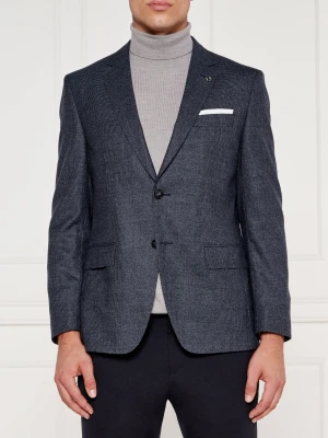 BOSS BLACK Wełniana marynarka | Slim Fit granatowy