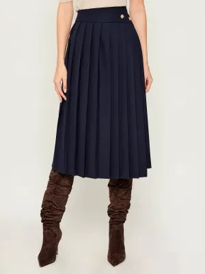 BOSS BLACK Wełniana spódnica Vendra