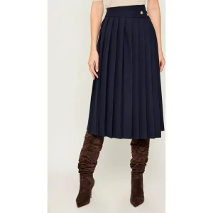 BOSS BLACK Wełniana spódnica Vendra