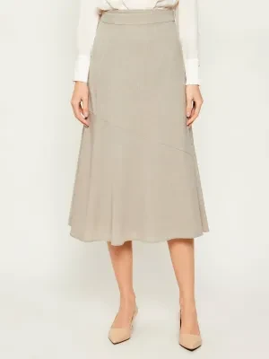 BOSS BLACK Wełniana spódnica Vuleran