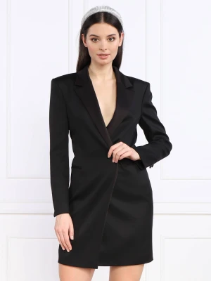 BOSS BLACK Wełniana sukienka Dackea