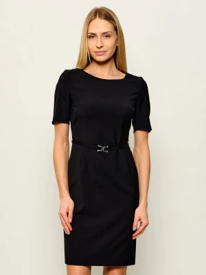 BOSS BLACK Wełniana sukienka Daleah