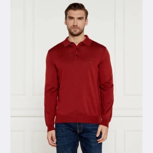 BOSS BLACK Wełniane polo Bono-L | Regular Fit