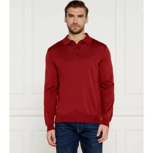 BOSS BLACK Wełniane polo Bono-L | Regular Fit