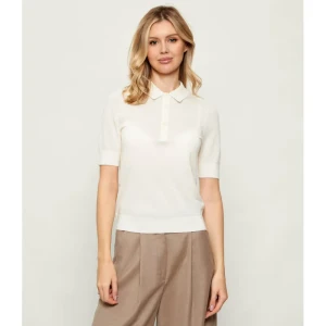 BOSS BLACK Wełniane polo Fidenka | Regular Fit