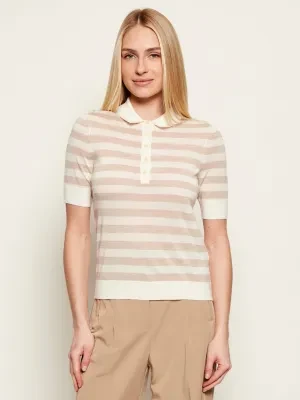 BOSS BLACK Wełniane polo Fidenka | Regular Fit