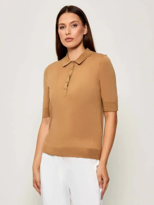 BOSS BLACK Wełniane polo Fidenka | Regular Fit