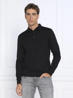 BOSS BLACK Wełniane polo Lancione | Regular Fit