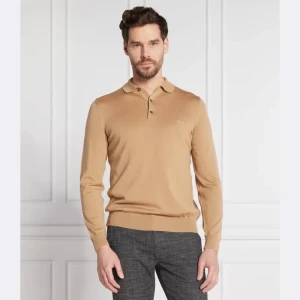 BOSS BLACK Wełniane polo | Regular Fit