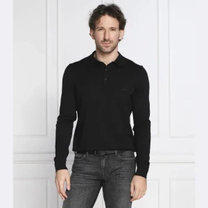 BOSS BLACK Wełniane polo | Regular Fit
