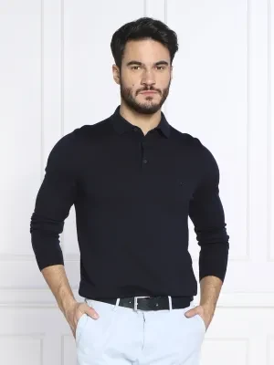 BOSS BLACK Wełniane polo | Regular Fit