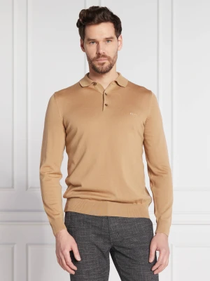 BOSS BLACK Wełniane polo | Regular Fit