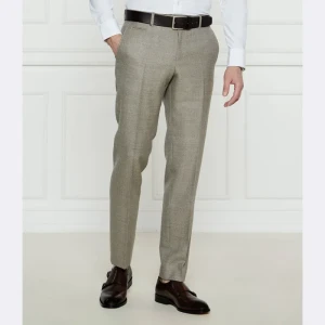BOSS BLACK Wełniane spodnie C-Genius-243 | Slim Fit