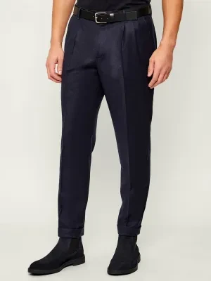 BOSS BLACK Wełniane spodnie C-Perin-DPL-TU-﻿261 | Regular Fit