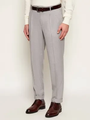 BOSS BLACK Wełniane spodnie C-Perin-DPL-TU-﻿261 | Regular Fit