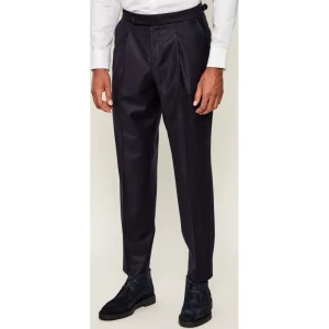 BOSS BLACK Wełniane spodnie C-Perino-PL-DTL-254 | Tapered fit