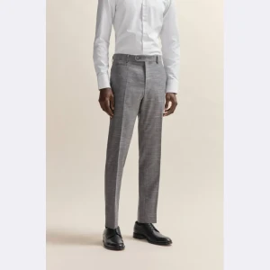 BOSS BLACK Wełniane spodnie H-Genius-241 | Regular Fit | z dodatkiem lnu