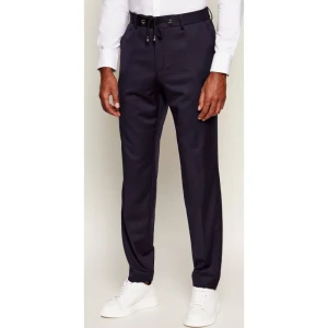 BOSS BLACK Wełniane spodnie H-Genius-DS-B1 | Slim Fit