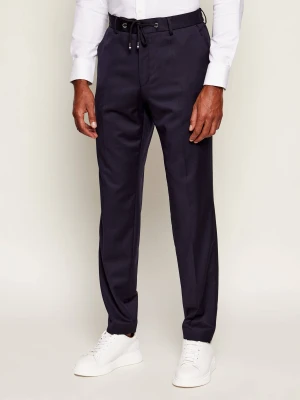 BOSS BLACK Wełniane spodnie H-Genius-DS-B1 | Slim Fit