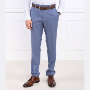 BOSS BLACK Wełniane spodnie H-Genius-MM-224 | Slim Fit