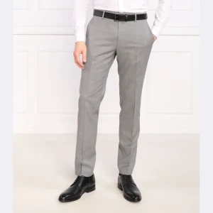 BOSS BLACK Wełniane spodnie H-Genius-MM-224 | Slim Fit