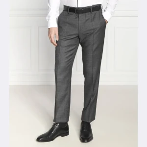 BOSS BLACK Wełniane spodnie H-Genius-MM-224 | Slim Fit